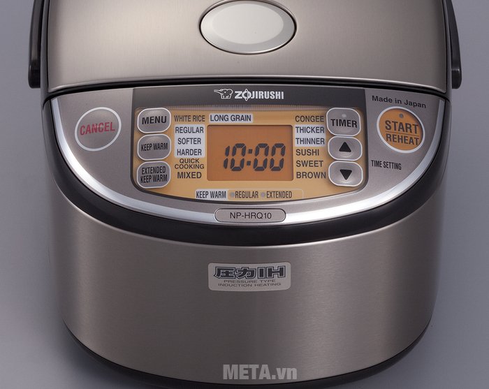 Nồi cơm điện áp suất Zojirushi NP‐HRQ10-XT - 1 lít