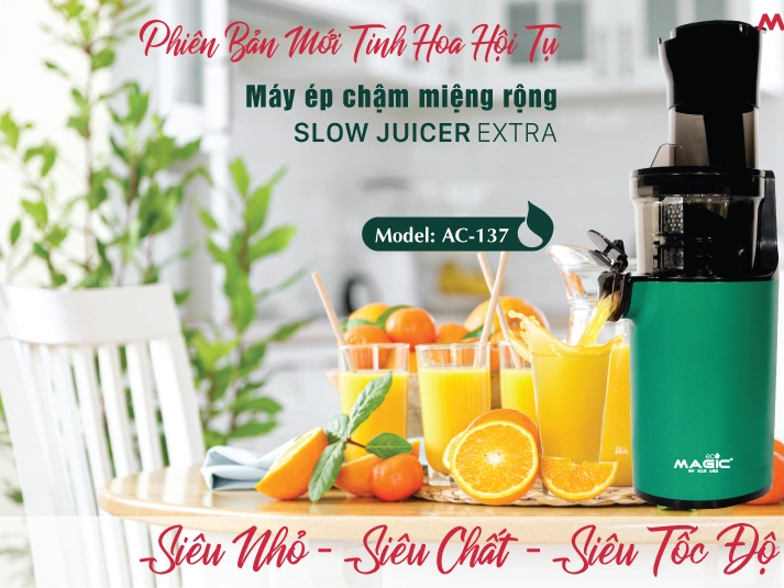 Máy ép chậm để bàn Máy ép chậm để bàn